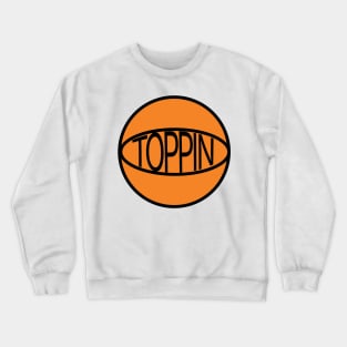 Obi Toppin Black New York Knicks logo Crewneck Sweatshirt